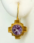 14k Angelicus Amethyst Earrings