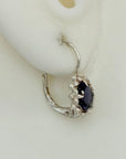 Iolite Wreath Earrings