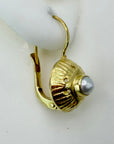 Lady Caroline 14k Gold and Pearl Earrings