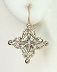 Brittany Star 14k Gold and Diamond Earrings