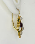 Palazzo Fascari Garnet and Moonstone Earrings