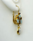 Lady Anne Opal, Iolite, Garnet and Pearl Earrings