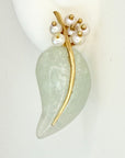 Aventurine Frond Earrings