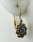 Rafaela 14k Gold and Diamond Rosette Earrings