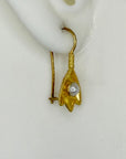 Golden Pearl Earrings
