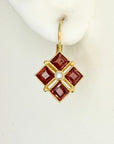 Gwynneth Garnet Earrings