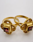 14k Byzantine Garnet Ring