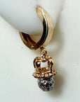 14k Diamond Diadem Earrings (.37ct)