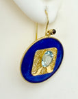 Court of the Blue Topaz Earrings