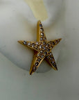 14k Wishing Star Dia Earrings (.39ct)