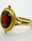 14k Grosvenor Garnet Ring