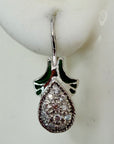 Winged Diamond 14k Earrings (.25ct)