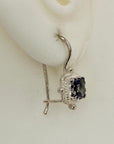 Thessaly Iolite Silver Earrings