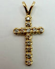 Nazareth 14k Gold and Diamond Necklace