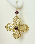Byzantine Cross Earrings