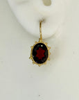 Jane Eyre Garnet Earrings