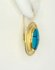 Turquoise Mosaic Earrings