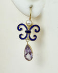 Florentine Amethyst Earrings