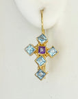Saint Raphael Cross Earrings