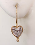 14kダイヤモンドバレンチナイヤリング(.06ct)