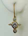 14k North Star Diamond Earrings (.90ct)