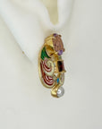 Masha Amethyst, Garnet and Pearl Earrings