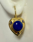 Pompeii Lapis Earrings