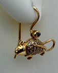 14k Les Souris Earrings