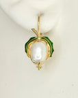 Pearl and Holly Earrings