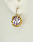 Sweet Adeline Amethyst Earrings