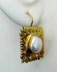 14k Pearl Gallery Earrings