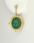 Emily Bronte Aventurine Earrings