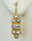 Highbury 14k Gold, Cubic Zirconia and Pearl Earrings