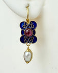 Midsummer Night's Dream Garnet Earrings