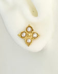 Pearl Blossom Earrings
