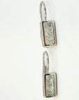 14k Winter Holiday Diamond Earrings