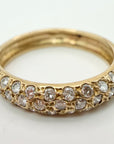 Bejeweled 14k Gold and Diamond Encrusted Ring