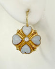 Cecily Opal and Pearl Earrings