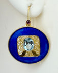 Court of the Blue Topaz Earrings