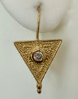 14k Cleopartra Diamond Earrings (.25ct)