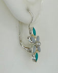 Flora Turquoise, Opal and Pearl Earrings