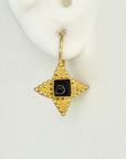 Alexandrian Onyx Star Earrings