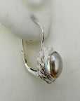 Penelope Pearl Silver Earrings
