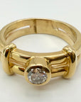 Parsifal 14k Gold and Diamond Ring