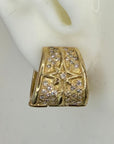 Sirius 14k Gold and Diamond Earrings