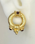 Verona Garnet Earrings