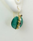 Alexandra Malachite Earrings