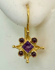 14k Wishing Star Earrings