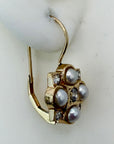 Somerset 14k Gold, Pearl and Diamond Earrings