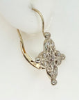 Brittany Star 14k Gold and Diamond Earrings